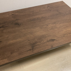 【ほぼ美品】ガス圧昇降式テーブル【天板120×80cm】の画像