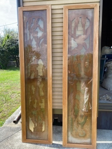 欄間　リフォームで取り外したもの。