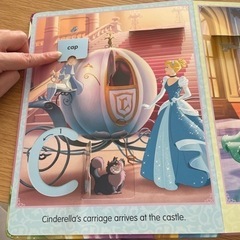 絵本　【中古】アルファベット　ディズニープリンセスの画像