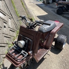ジャイロx 初期型　ミニカー登録書類あり　部品取り　