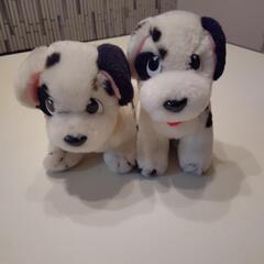 101匹わんちゃんビデオテープ&犬ぬいぐるみ2個の画像