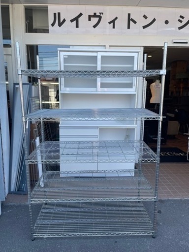 【BY REUSE 霧島国分新町店 出張買取•見積完全無料¥0】5段メタルラック