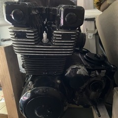 ゼファー　400のエンジン　実働の画像
