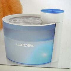 新品 水飲み器 犬 猫 自動給水器 WOPET ペット給水器 3.5L 水やり器 LEDライト付き ブルー ☆ 札幌市 北区 屯田の画像