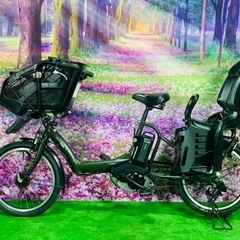 ❽ 5106子供乗せ電動アシスト自転車ヤマハ3人乗り対応20インチ