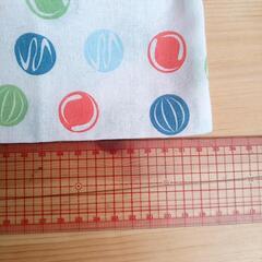 和風手ぬぐい風フリルきんちゃく★みずふうせん★浴衣にもの画像