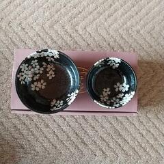 桜の模様のお皿 4個セット