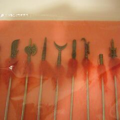 中国古代の武具の模型の画像