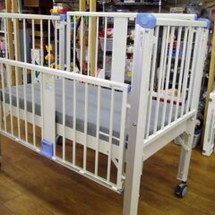 SEAHONENCE ベビーベッド ホワイト・ブルー