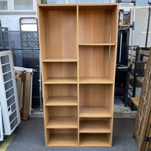 売約済み【BY REUSE 霧島国分新町店 出張買取•見積完全無料¥0】本棚　※裏板歪み有