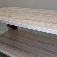 【平日取りに来ていただける方】ローテーブル★ライトブラウン(木目調)★幅900mm★テーブル 座卓 センターテーブル 机(3Z0012)の画像