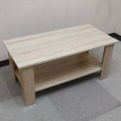 【平日取りに来ていただける方】ローテーブル★ライトブラウン(木目...