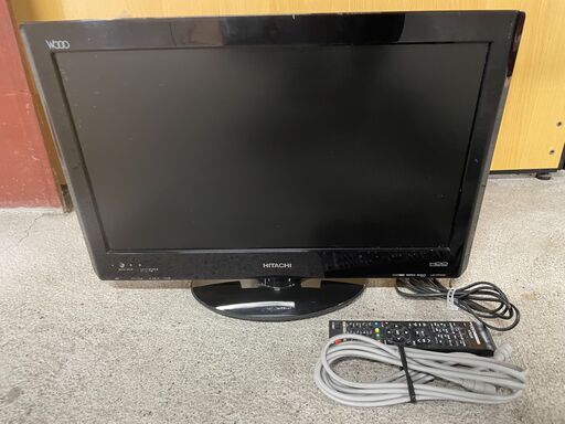 値下げ【格安】HITACHI 液晶テレビ L22-HP05(B) 2010年製 通電確認済み リモコン有り 人気 早いもの勝ち 引取歓迎 配送OK
