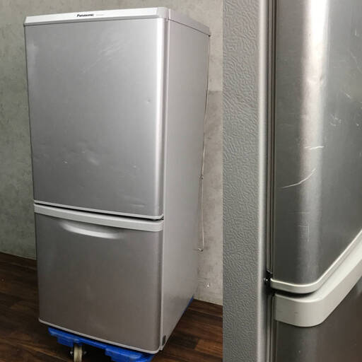 WY2/87 Panasonic パナソニック 138L 2ドア ノンフロン冷凍冷蔵庫 NR-B149W-S シルバー 2017年製 右開き ※動作確認済み