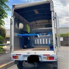 ハイゼットトラック　カワハラボディー幌車　 観音扉検25/6 足立区の画像