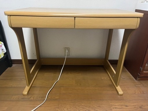 勉強机\u00263段ワゴン(鍵付き)