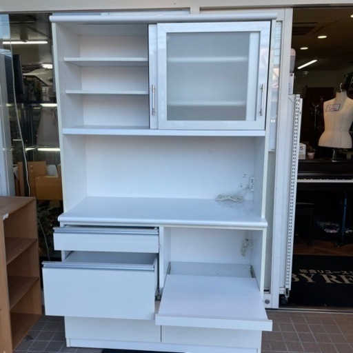売約済み【BY REUSE 霧島国分新町店 出張買取•見積完全無料¥0】レンジボード　※一部剥がれ有り