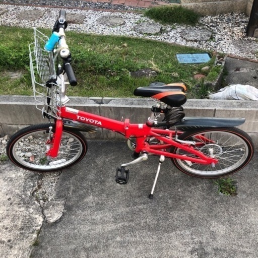 美品折りたたみ自転車、トヨタ自動車が社員歓迎品として３００台発注した内の一台、