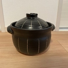 お譲り決定！SHD18-03 炊飯土鍋　3合