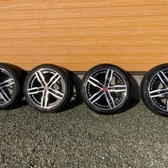 18インチ　アルミホイール　セレナ c26にて使用