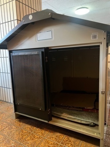 大型犬用スチール製犬舎