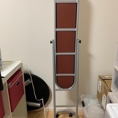 全身鏡(キャスター付き) 受け渡し予定者決定の画像