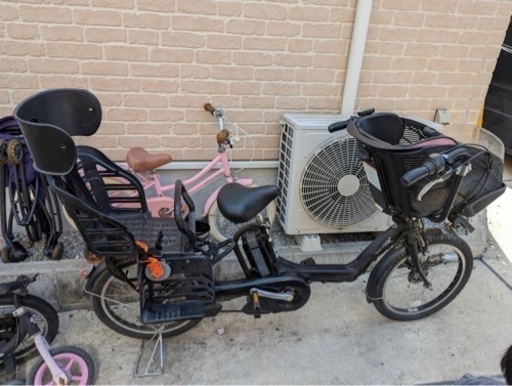 子供乗せ前後チャイルドシート電動自転車