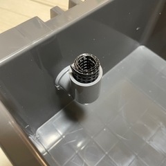 【新品】メダカ飼育容器　NV13 オーバーフロー加工　排水　めだか【グレー】の画像