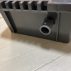 【新品】メダカ飼育容器　NV13 オーバーフロー加工　排水　めだか【グレー】の画像
