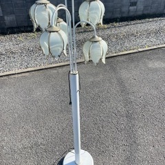 5灯フロアランプ アンティーク調スタンドランプ