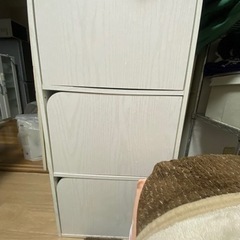 カラーボックス　白　の画像