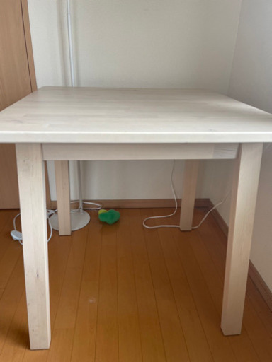 JM16167)IKEA/イケア テーブル NORRÅKER 脚取り外し可能 幅：約74cm 高さ：約74cm 奥行：約74cm 中古品【取りに来られる方限定】