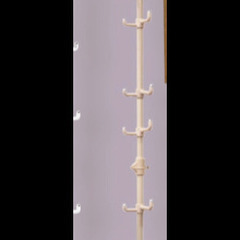 つっぱりポールハンガー　かばんかけの画像