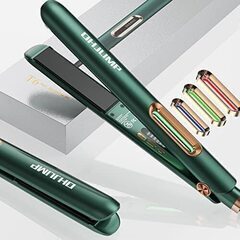 ☆OHJUMP ヘアアイロン ストレート＆カール両用 マイナスイオン◆朝の忙しい時間に大活躍