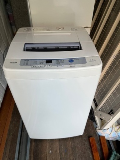 近場なら配送可能！中古　AQUA 洗濯機　6kg