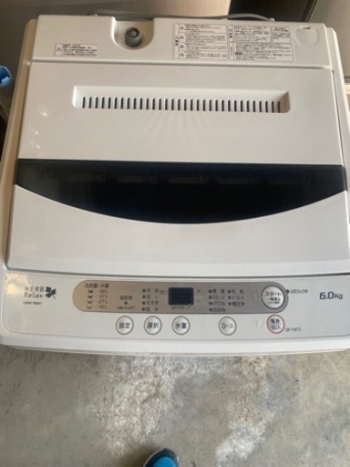 ヤマダ電気　洗濯機6.0kg糸くずフィルター新品付き