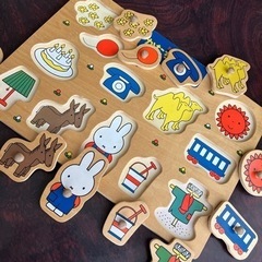 ミッフィーかたちパズルの画像