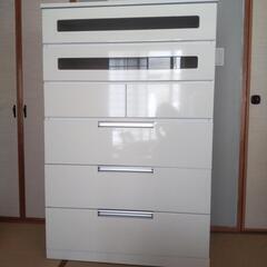 タンス　ホワイト　ジャンク品　修理必要　奈良市