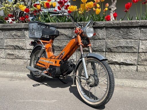 値下げしました！実動モペット（バイク＆自転車）★トモス★オランダ製：２ストローク、50㏄原付