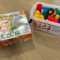 ⭐︎取引中⭐︎ペタペタブロック&くもんのジグソーパズル