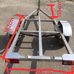 □8542□愛知 引取限定□台車 トレーラー きゃりー タイヤ付き けん引