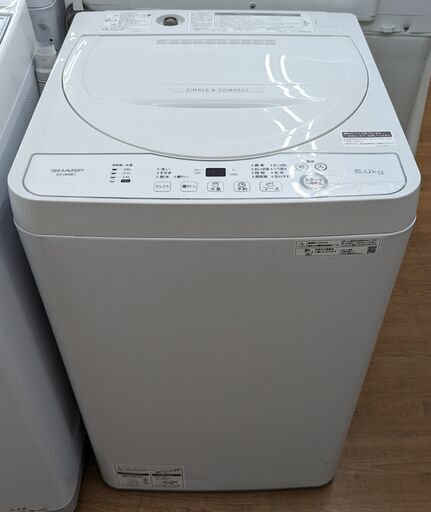 SHARP 6kg洗濯機 ES-GE6EJ 2021年製　ag-ad175