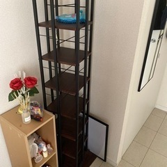 コミックラック 7段 回転式 本棚 スチールフレーム幅40cm 