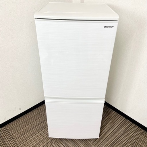 激安‼️付け替えどっちでもドア137L 20年製 SHARP2ドア冷蔵庫SJ-D14F-W 
