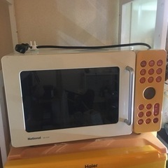 オーブンレンジ　National NE-A120 イエロー