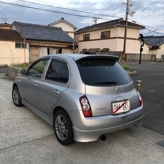 値下げしました。日産　マーチ　5MTオーテック　1.2 SR 柿本マフラーの画像