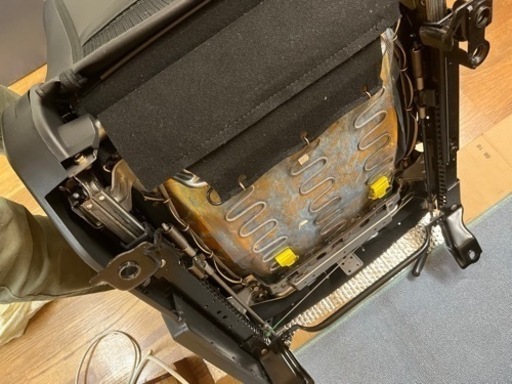 日産純正フェアレディZ33  フロントシート2台セット運転席、助手席　 中古現状品レール付