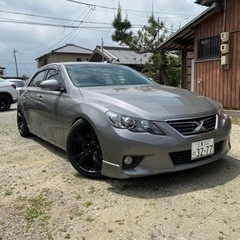 『無料配送』極上車　バッチリ決まった『マークX』
