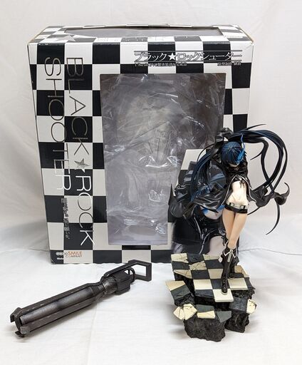 ☆ジモティー割引有り☆BLACK★ROCK SHOOTER 8/1Scale PVC製塗装済み完成品　ag-et091