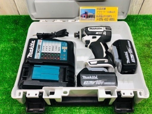 中古品●makitaコードレスインパクトドライバ TD149DRFXW●A●ITU7DC7VUJ6J